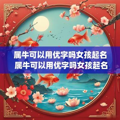 属牛可以用优字吗女孩起名 属牛可以用优字吗女孩起名字