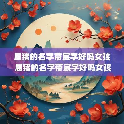 属猪的名字带宸字好吗女孩 属猪的名字带宸字好吗女孩怎么取