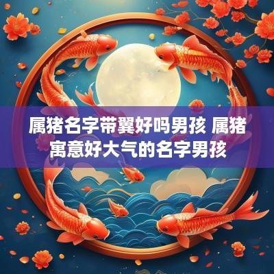 属猪名字带翼好吗男孩 属猪寓意好大气的名字男孩