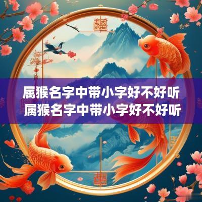 属猴名字中带小字好不好听 属猴名字中带小字好不好听呢