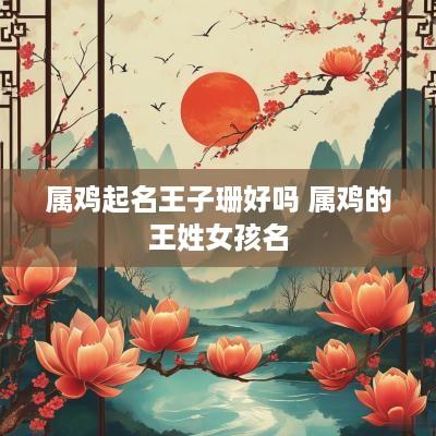 属鸡起名王子珊好吗 属鸡的王姓女孩名