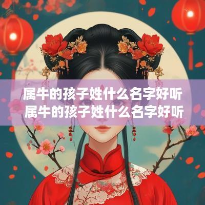属牛的孩子姓什么名字好听 属牛的孩子姓什么名字好听点