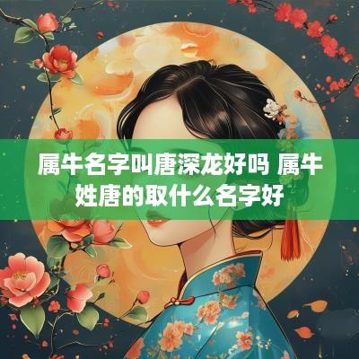属牛名字叫唐深龙好吗 属牛姓唐的取什么名字好