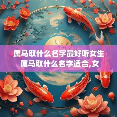 属马取什么名字最好听女生 属马取什么名字适合,女