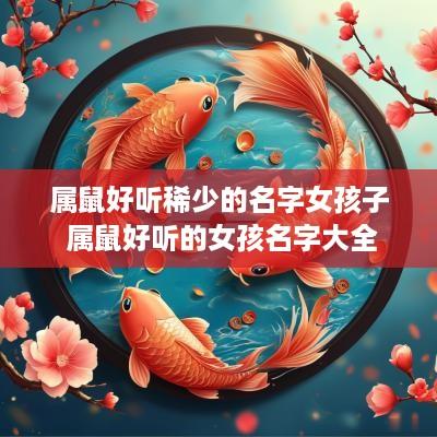 属鼠好听稀少的名字女孩子 属鼠好听的女孩名字大全