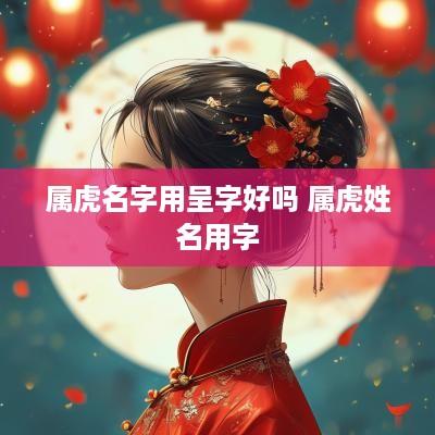 属虎名字用呈字好吗 属虎姓名用字
