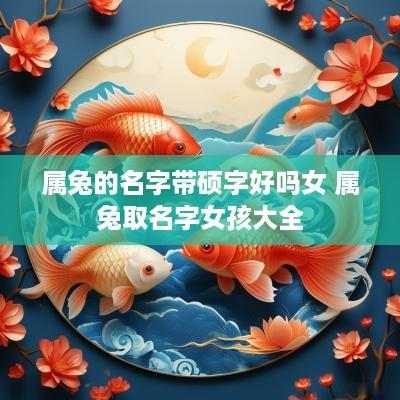 属兔的名字带硕字好吗女 属兔取名字女孩大全