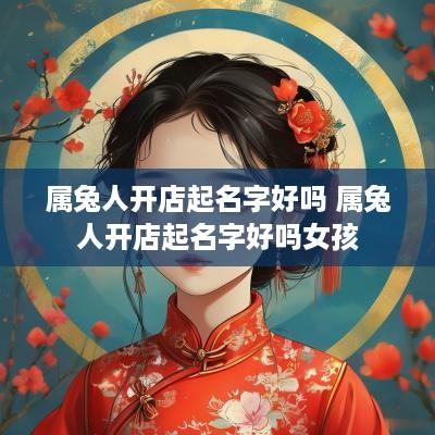 属兔人开店起名字好吗 属兔人开店起名字好吗女孩