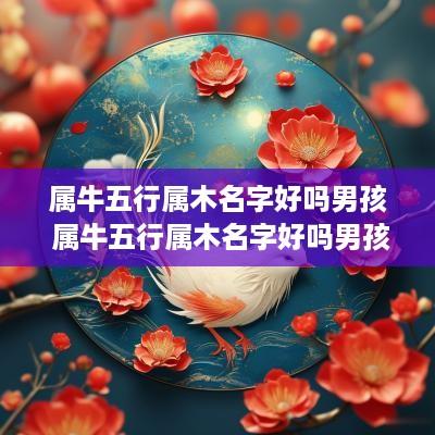 属牛五行属木名字好吗男孩 属牛五行属木名字好吗男孩怎么取