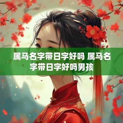 属马名字带日字好吗 属马名字带日字好吗男孩