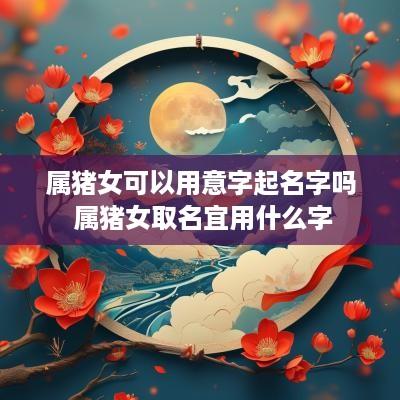 属猪女可以用意字起名字吗 属猪女取名宜用什么字