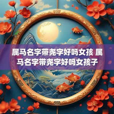 属马名字带尧字好吗女孩 属马名字带尧字好吗女孩子