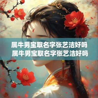 属牛男宝取名字张艺洁好吗 属牛男宝取名字张艺洁好吗怎么取