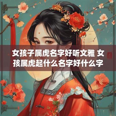 女孩子属虎名字好听文雅 女孩属虎起什么名字好什么字好