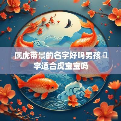 属虎带景的名字好吗男孩 璟字适合虎宝宝吗