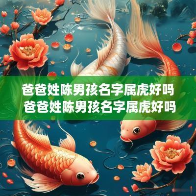 爸爸姓陈男孩名字属虎好吗 爸爸姓陈男孩名字属虎好吗