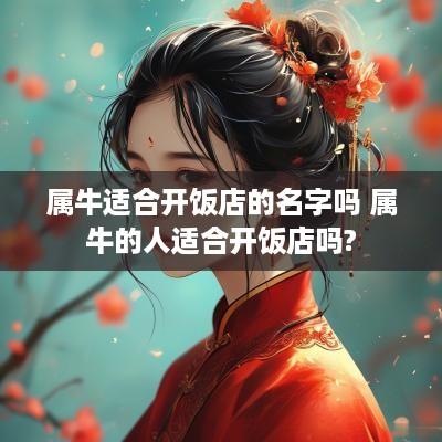 属牛适合开饭店的名字吗 属牛的人适合开饭店吗?
