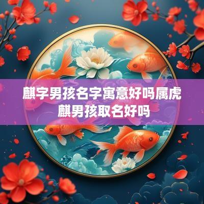 麒字男孩名字寓意好吗属虎 麒男孩取名好吗