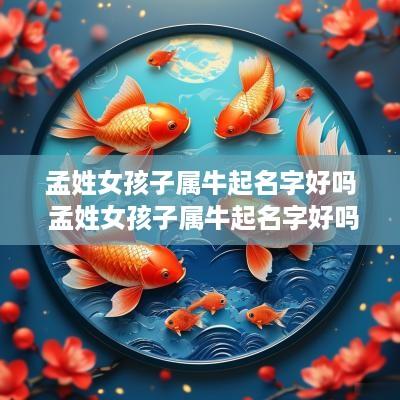孟姓女孩子属牛起名字好吗 孟姓女孩子属牛起名字好吗