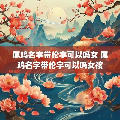 属鸡名字带伦字可以吗女 属鸡名字带伦字可以吗女孩