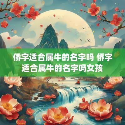 侨字适合属牛的名字吗 侨字适合属牛的名字吗女孩