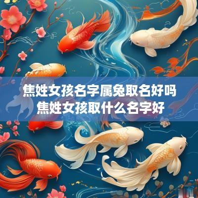 焦姓女孩名字属兔取名好吗 焦姓女孩取什么名字好