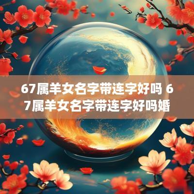 67属羊女名字带连字好吗 67属羊女名字带连字好吗婚姻