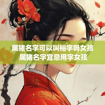 属猪名字可以叫裕字吗女孩 属猪名字宜忌用字女孩