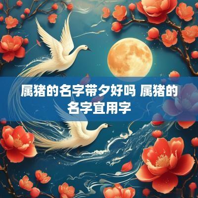 属猪的名字带夕好吗 属猪的名字宜用字