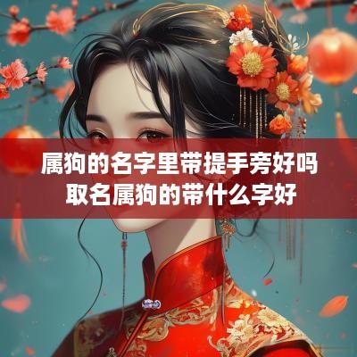 属狗的名字里带提手旁好吗 取名属狗的带什么字好