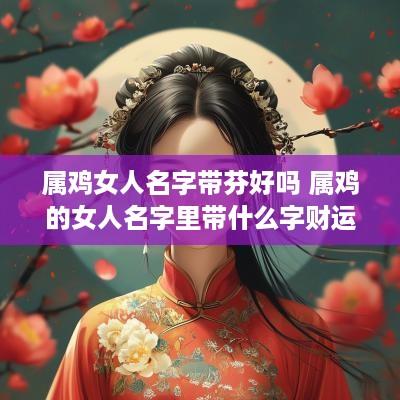 属鸡女人名字带芬好吗 属鸡的女人名字里带什么字财运旺盛