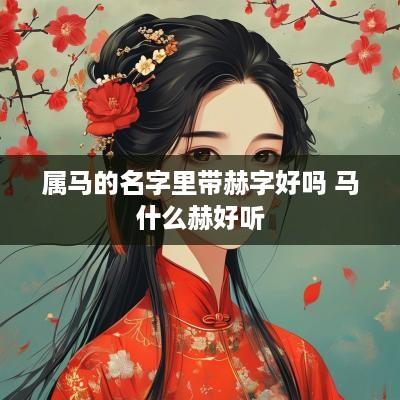 属马的名字里带赫字好吗 马什么赫好听
