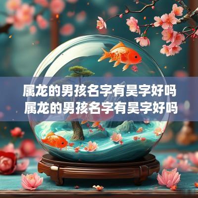属龙的男孩名字有昊字好吗 属龙的男孩名字有昊字好吗