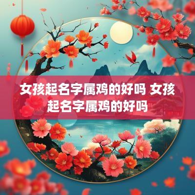 女孩起名字属鸡的好吗 女孩起名字属鸡的好吗