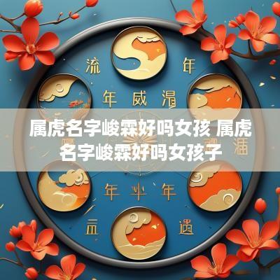 属虎名字峻霖好吗女孩 属虎名字峻霖好吗女孩子