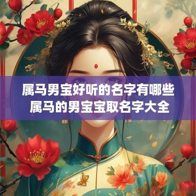 属马男宝好听的名字有哪些 属马的男宝宝取名字大全