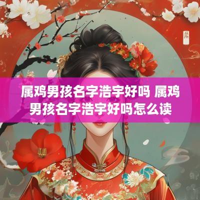 属鸡男孩名字浩宇好吗 属鸡男孩名字浩宇好吗怎么读
