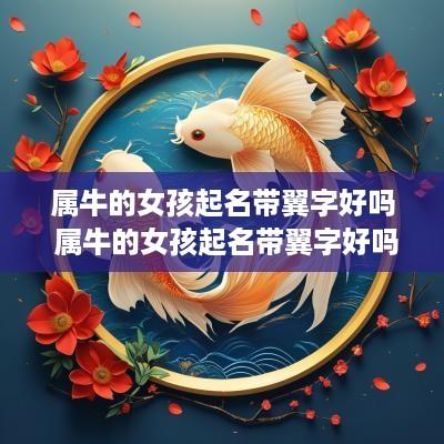 属牛的女孩起名带翼字好吗 属牛的女孩起名带翼字好吗