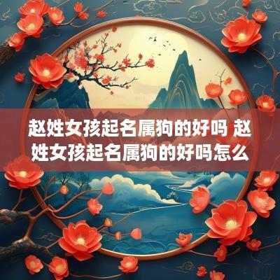 赵姓女孩起名属狗的好吗 赵姓女孩起名属狗的好吗怎么取