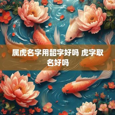 属虎名字用韶字好吗 虎字取名好吗