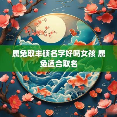 属兔取丰硕名字好吗女孩 属兔适合取名