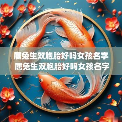 属兔生双胞胎好吗女孩名字 属兔生双胞胎好吗女孩名字怎么取