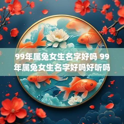 99年属兔女生名字好吗 99年属兔女生名字好吗好听吗