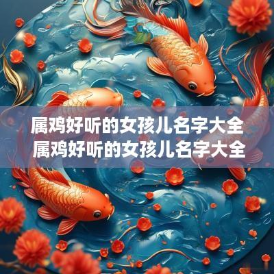属鸡好听的女孩儿名字大全 属鸡好听的女孩儿名字大全两个字