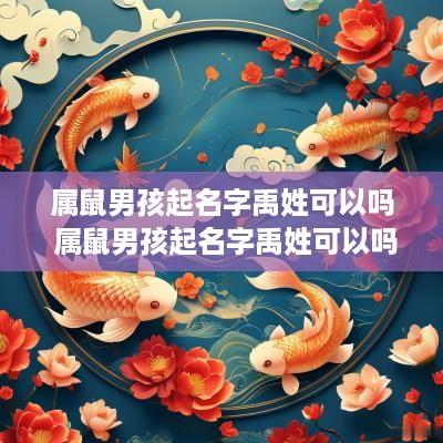 属鼠男孩起名字禹姓可以吗 属鼠男孩起名字禹姓可以吗怎么起