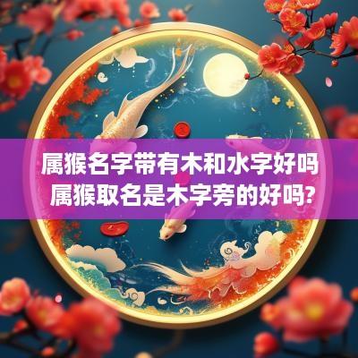 属猴名字带有木和水字好吗 属猴取名是木字旁的好吗?