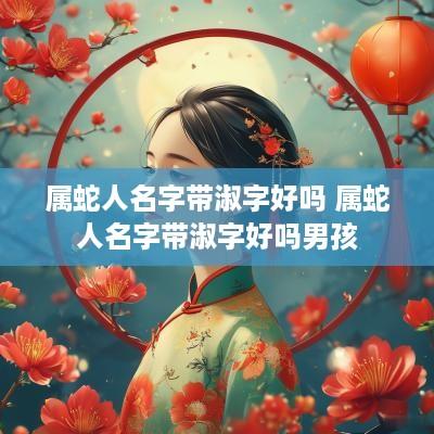 属蛇人名字带淑字好吗 属蛇人名字带淑字好吗男孩