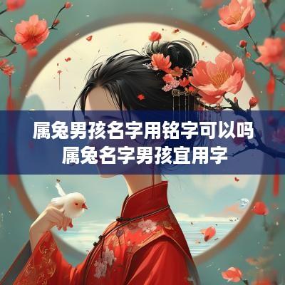 属兔男孩名字用铭字可以吗 属兔名字男孩宜用字