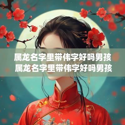 属龙名字里带伟字好吗男孩 属龙名字里带伟字好吗男孩子
