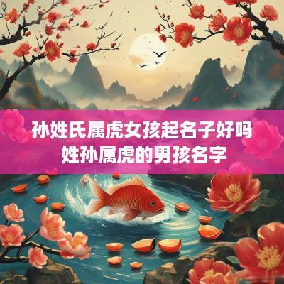 孙姓氏属虎女孩起名子好吗 姓孙属虎的男孩名字